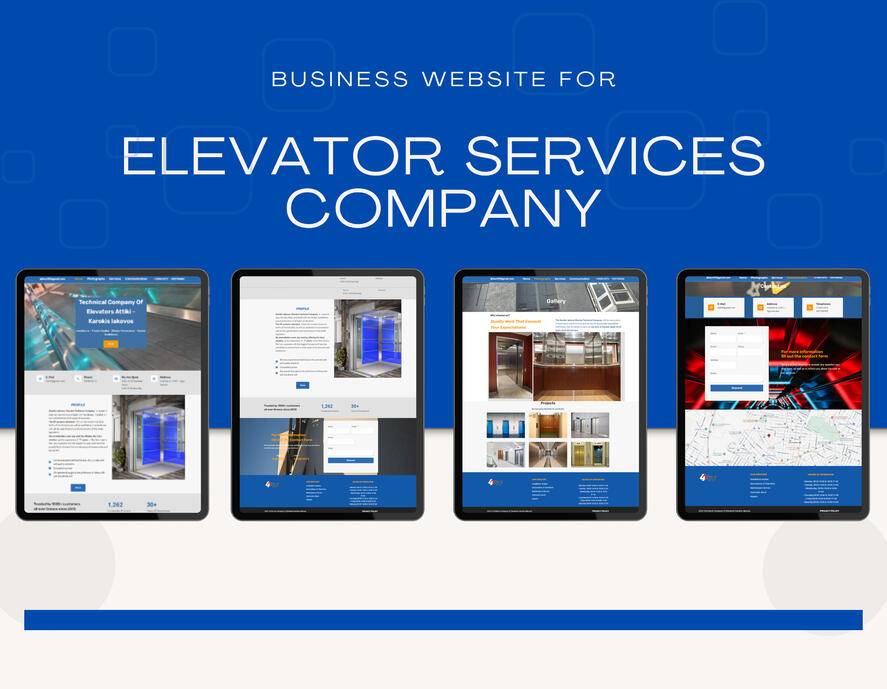 6.Business website for elevator services